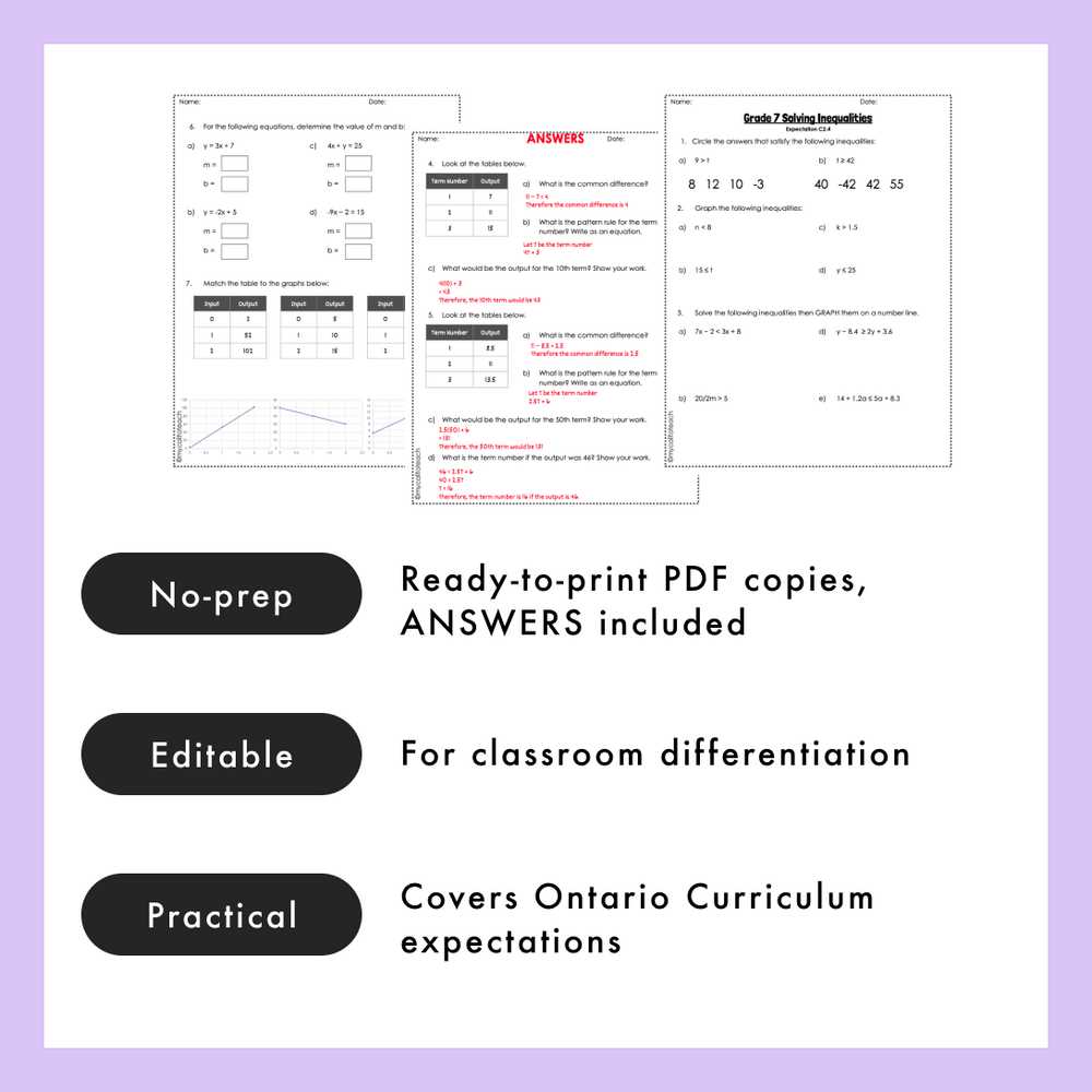 grade 7 mathematics patterns and practicalities answer key