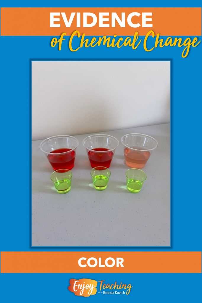 evidence of chemical change lab answers key holt chemistry