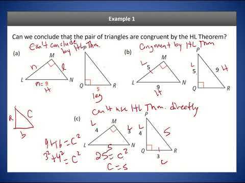 4 5 skills practice proving right triangles congruent answer key