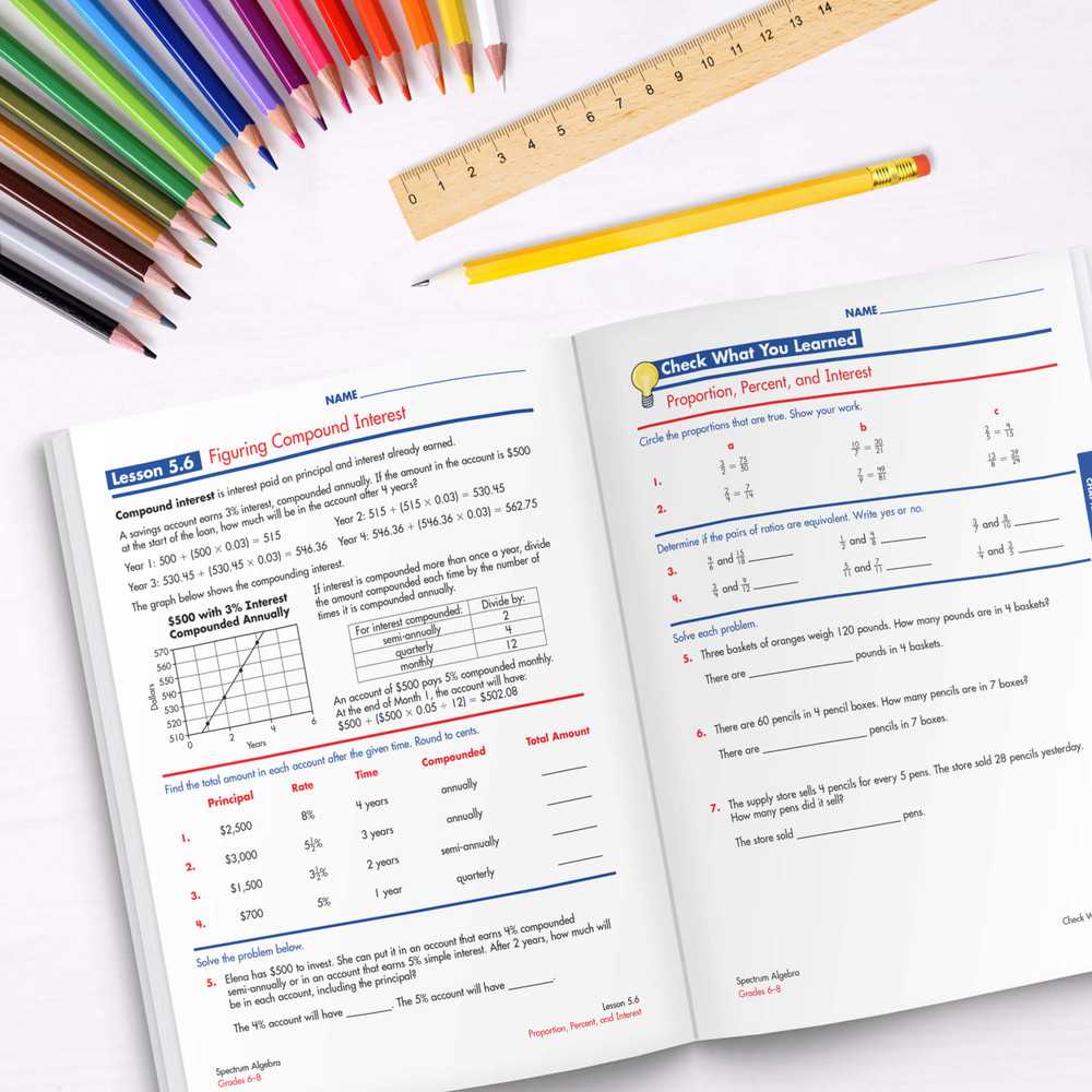 spectrum math workbook grade 6 answer key