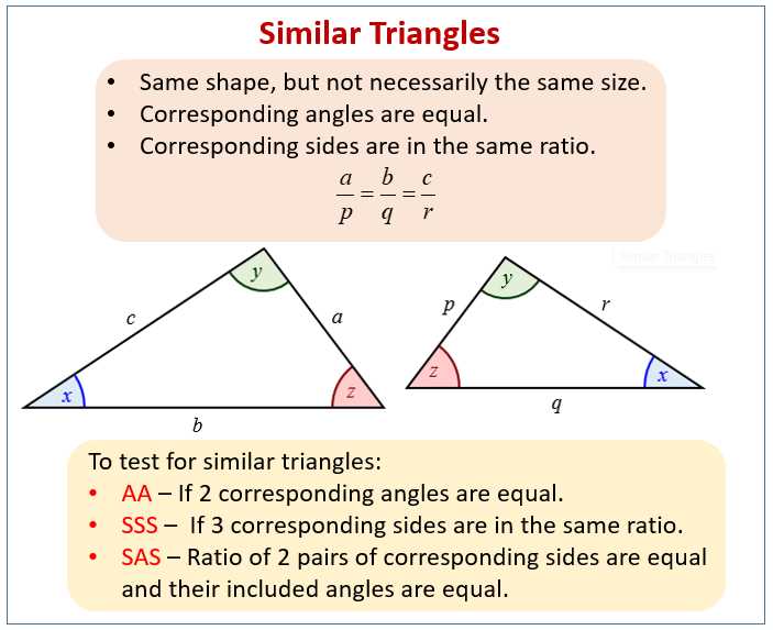 7 3 skills practice similar triangles answer key