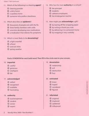 wordly wise 3000 book 7 answer key
