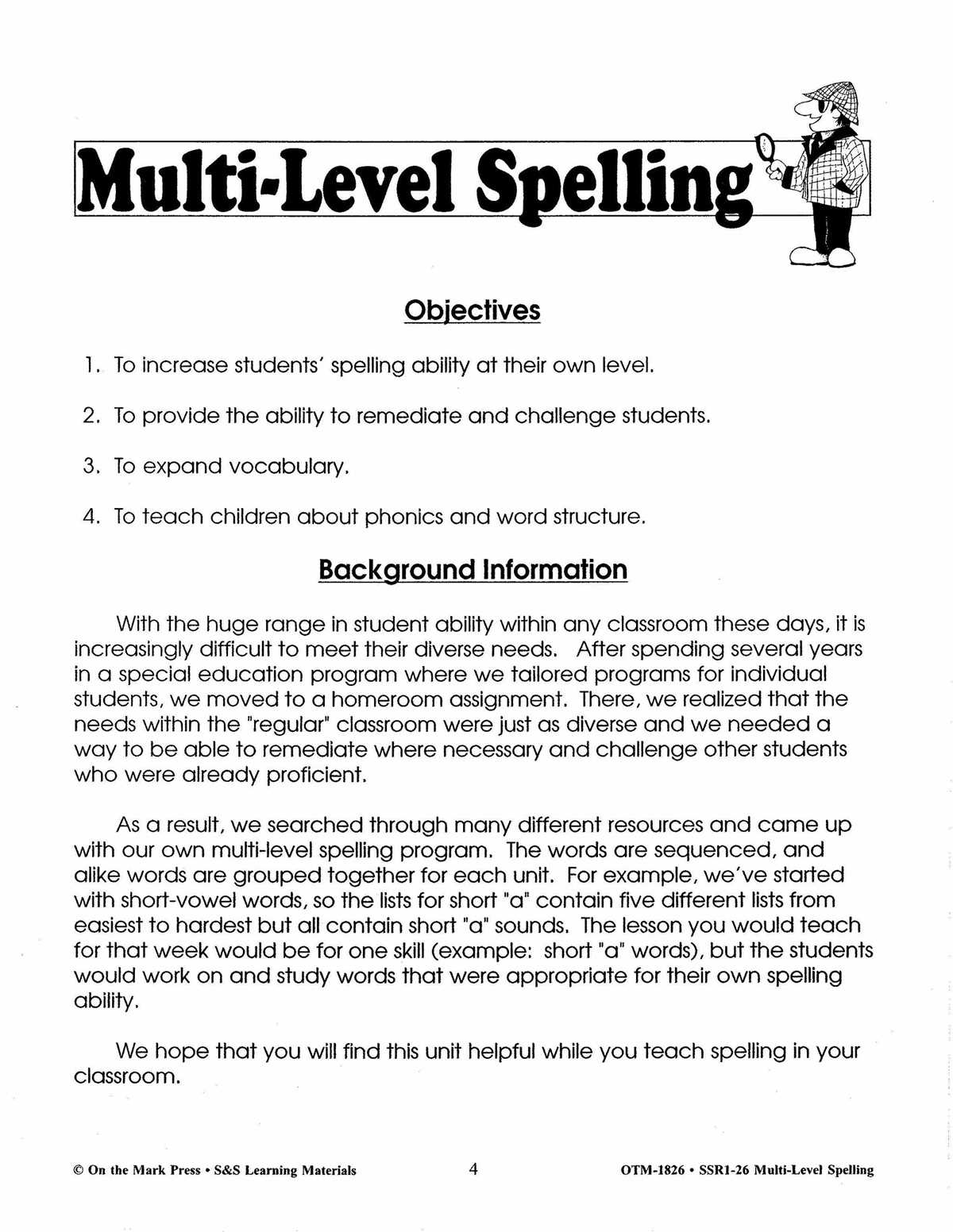 spelling power 6th grade answer key