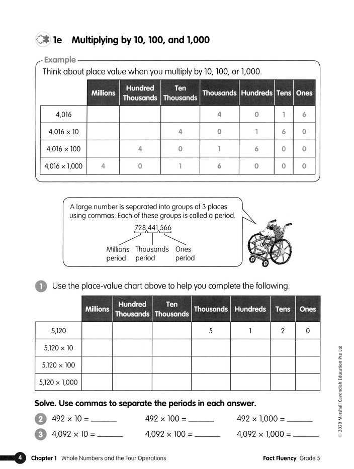 fast focus math 5th grade answer key