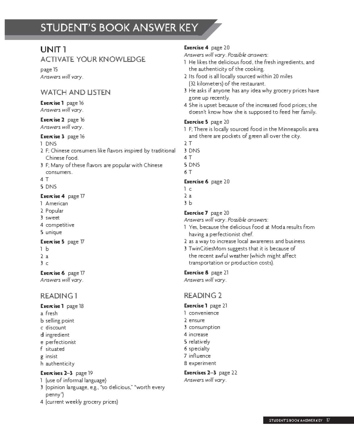 cmp3 grade 8 its in the system answer key