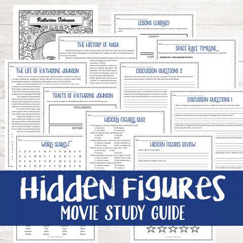 hidden figures movie guide answer key