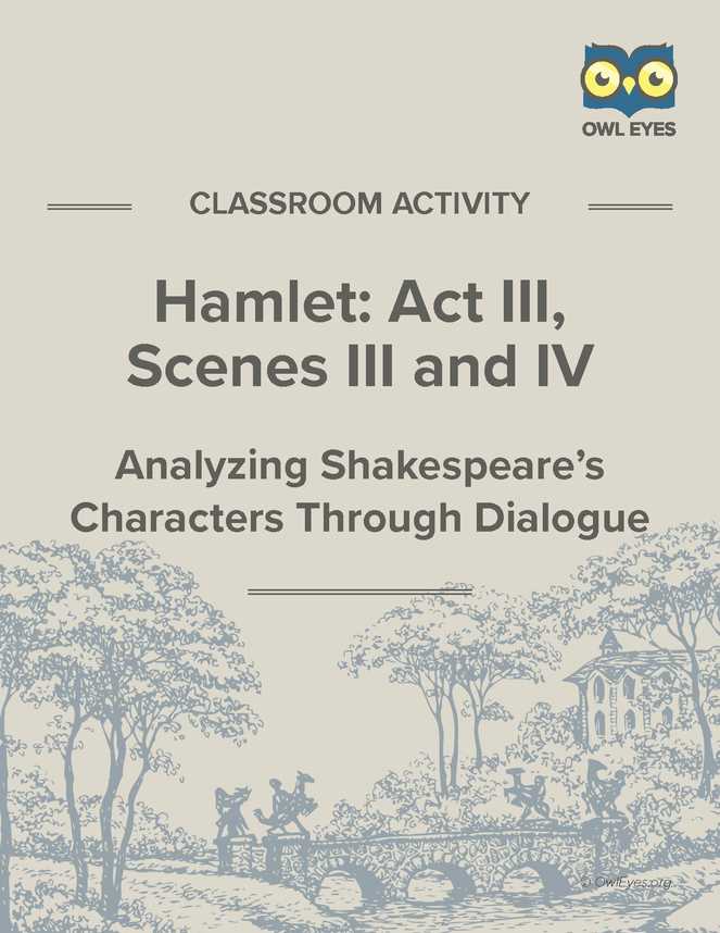 hamlet act 3 answer key