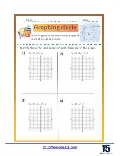 circles worksheet 3 answer key