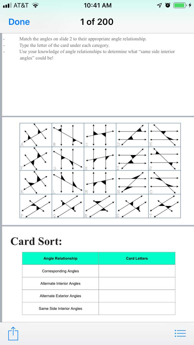 linear sorting and matching answer key