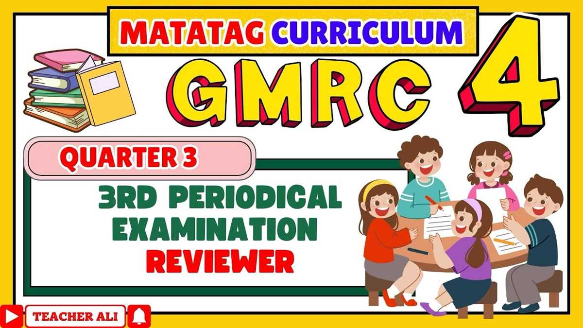3rd periodical test grade 4 with answer key
