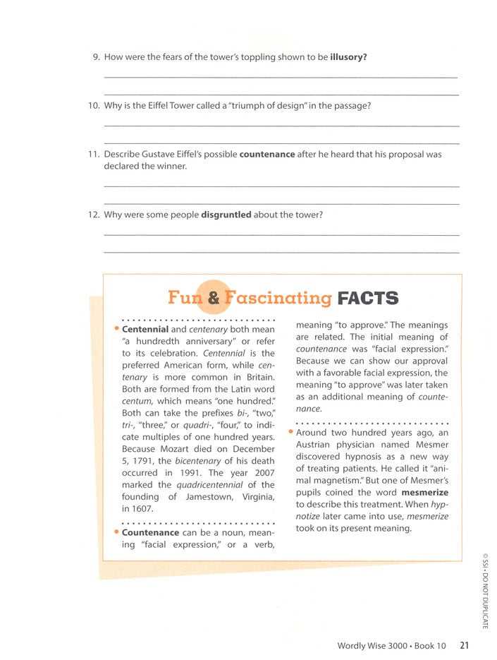 wordly wise 3000 book 10 lesson 4 answer key