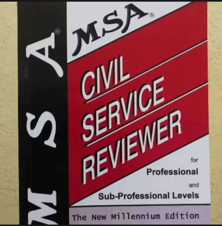 civil service sub professional reviewer with answer key