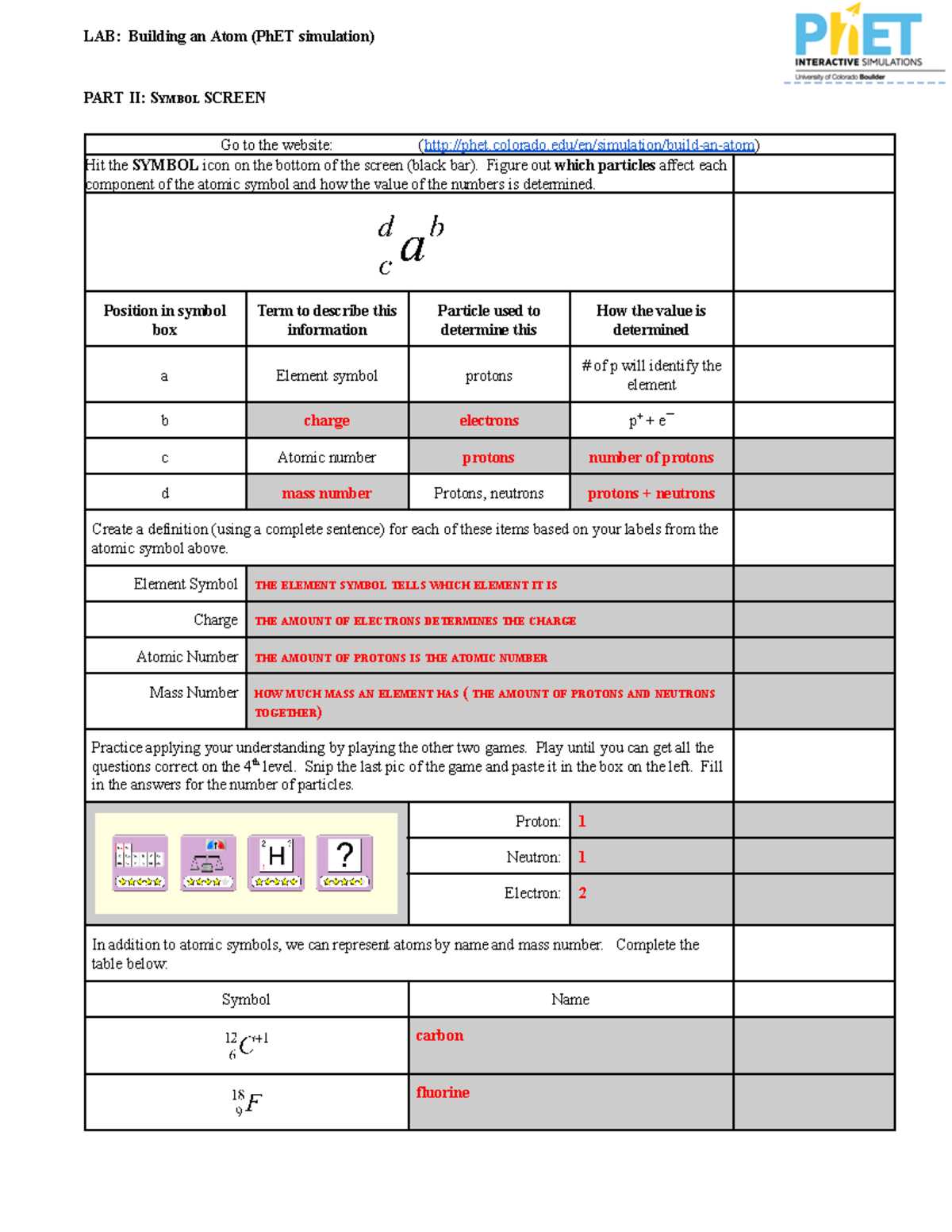 phet build an atom answer key