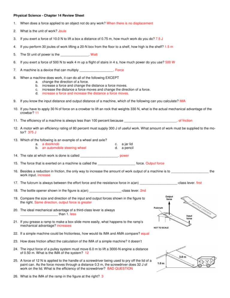 physical science chapter 15 review answer key physical science chapter 15 review answer key