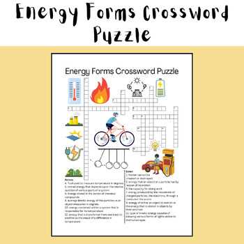 physical science heat and temperature vocabulary puzzle answer key