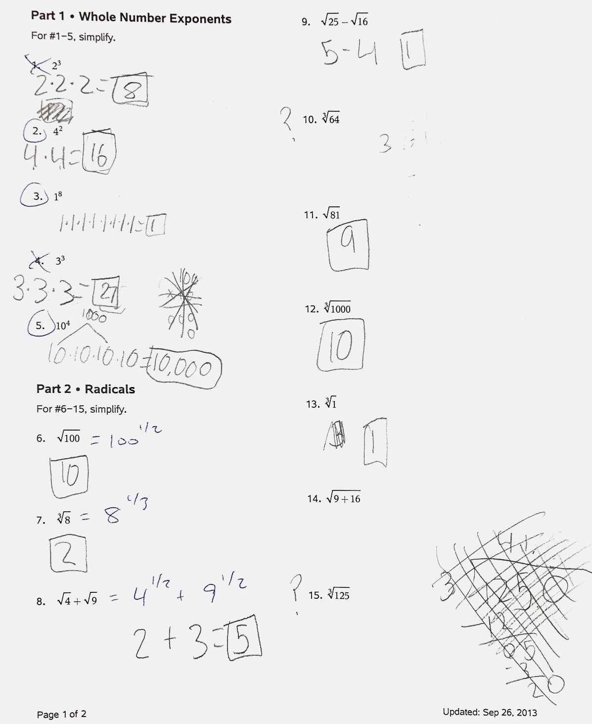 emathinstruction algebra 1 unit 7 answer key