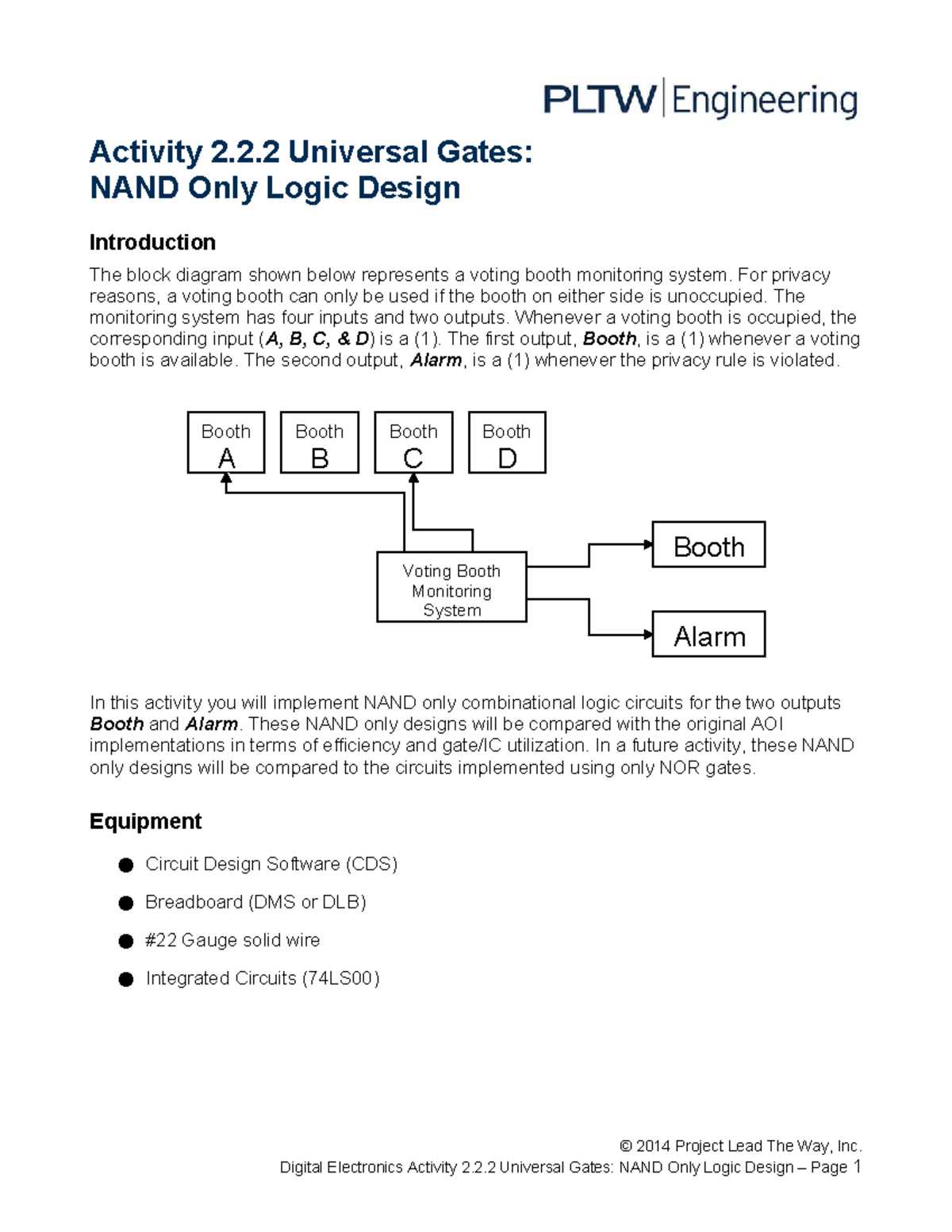 pltw activity 5.1 answer key