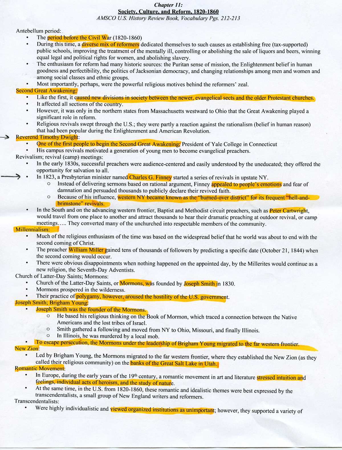 amsco advanced placement united states history answer key