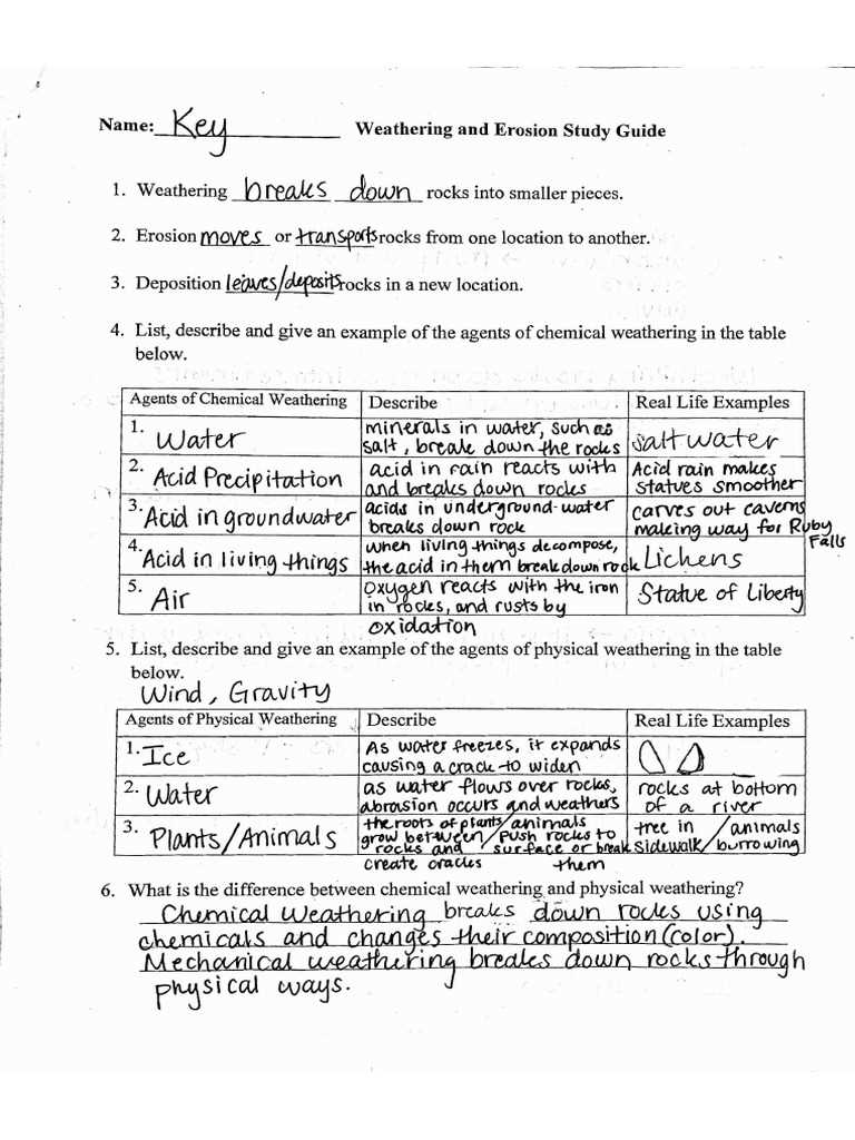 lesson outline the erosion deposition process answer key lesson outline the erosion deposition process answer key