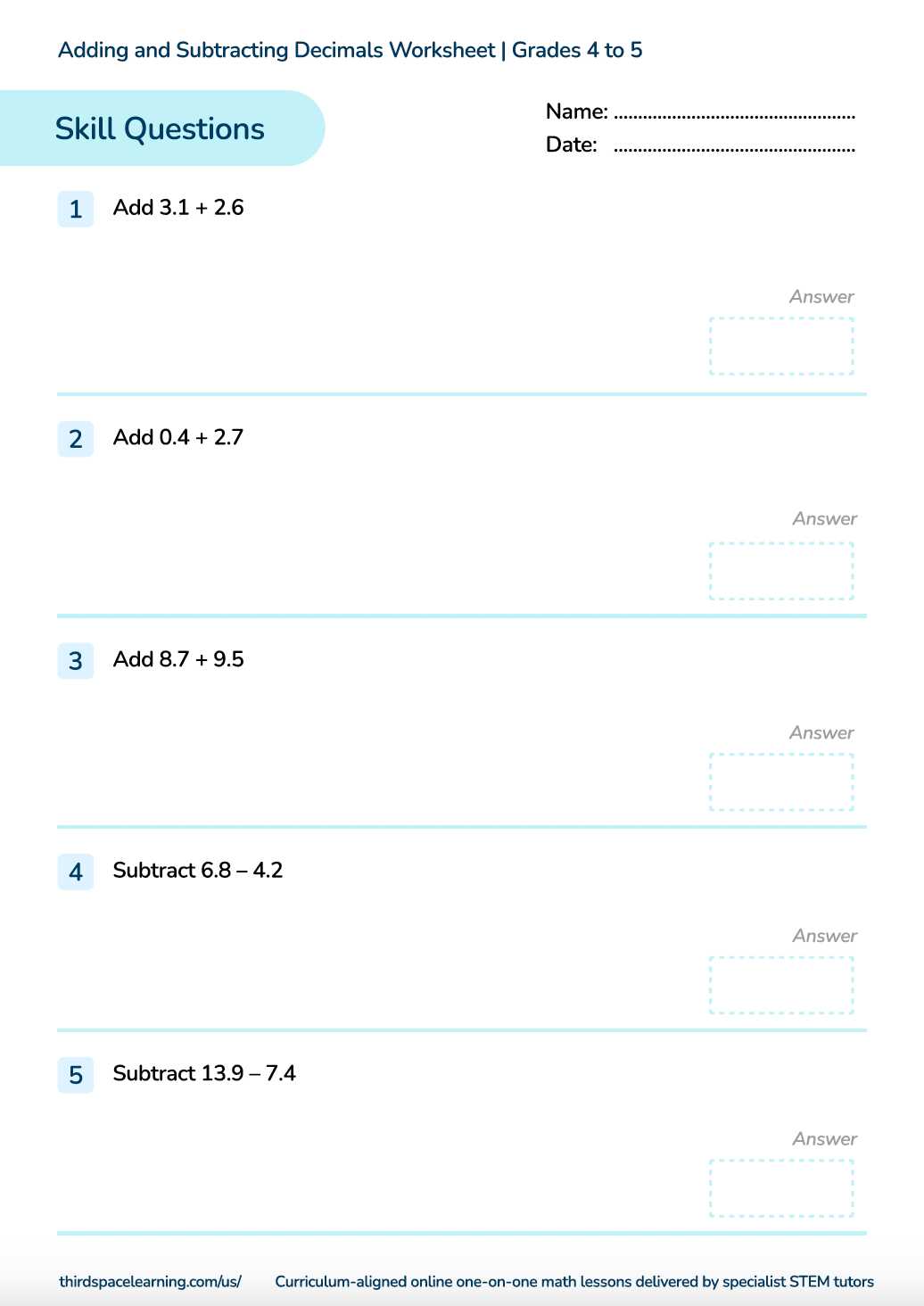 practice and homework lesson 2.6 answer key 5th grade