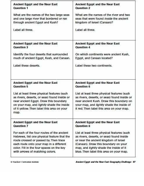 unit 7 geography challenge answer key