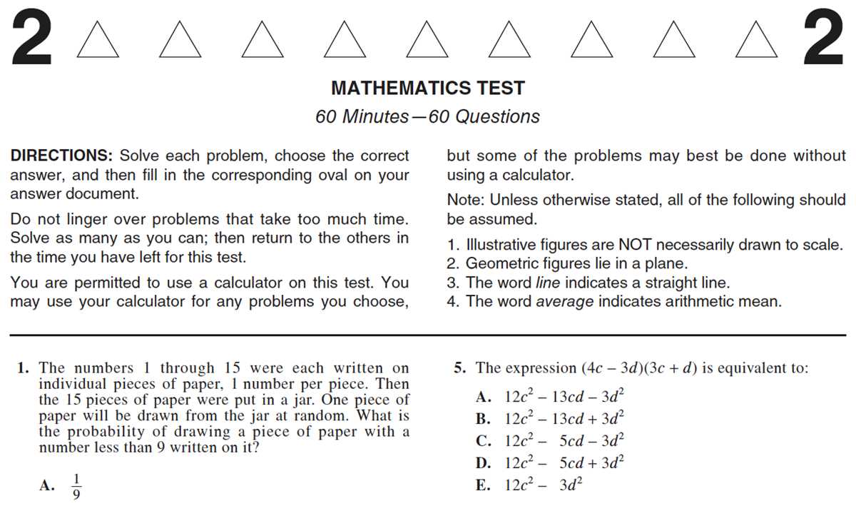 act math systems word problems answer key