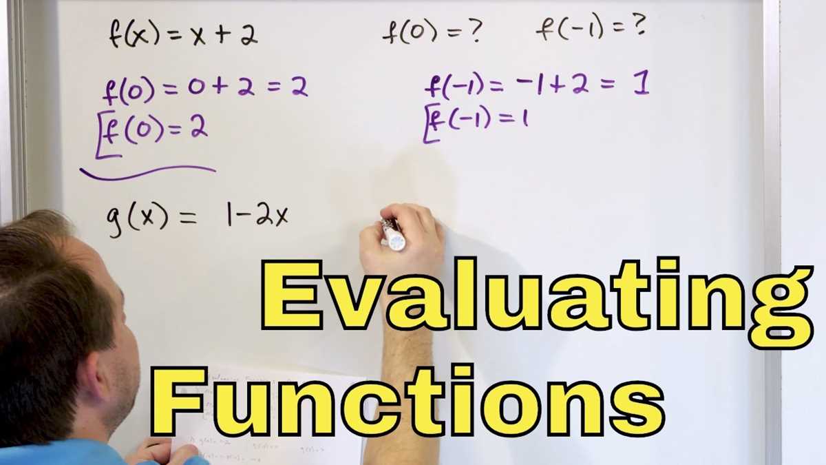 function notation and evaluating functions practice worksheet answers key
