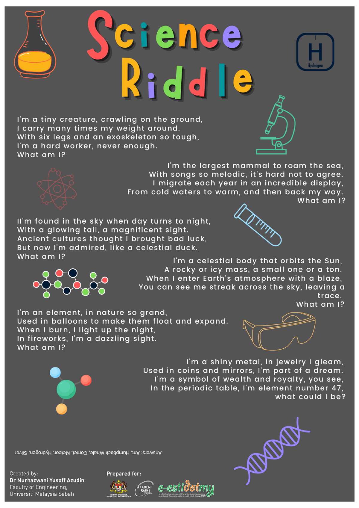 science riddles answer key