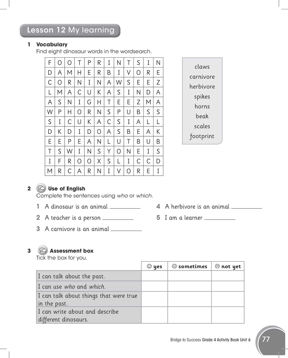 chapter 2 minerals wordwise answer key
