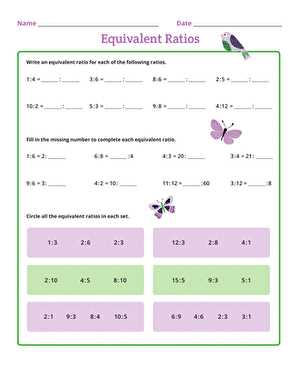 math worksheets 6th grade with answer key