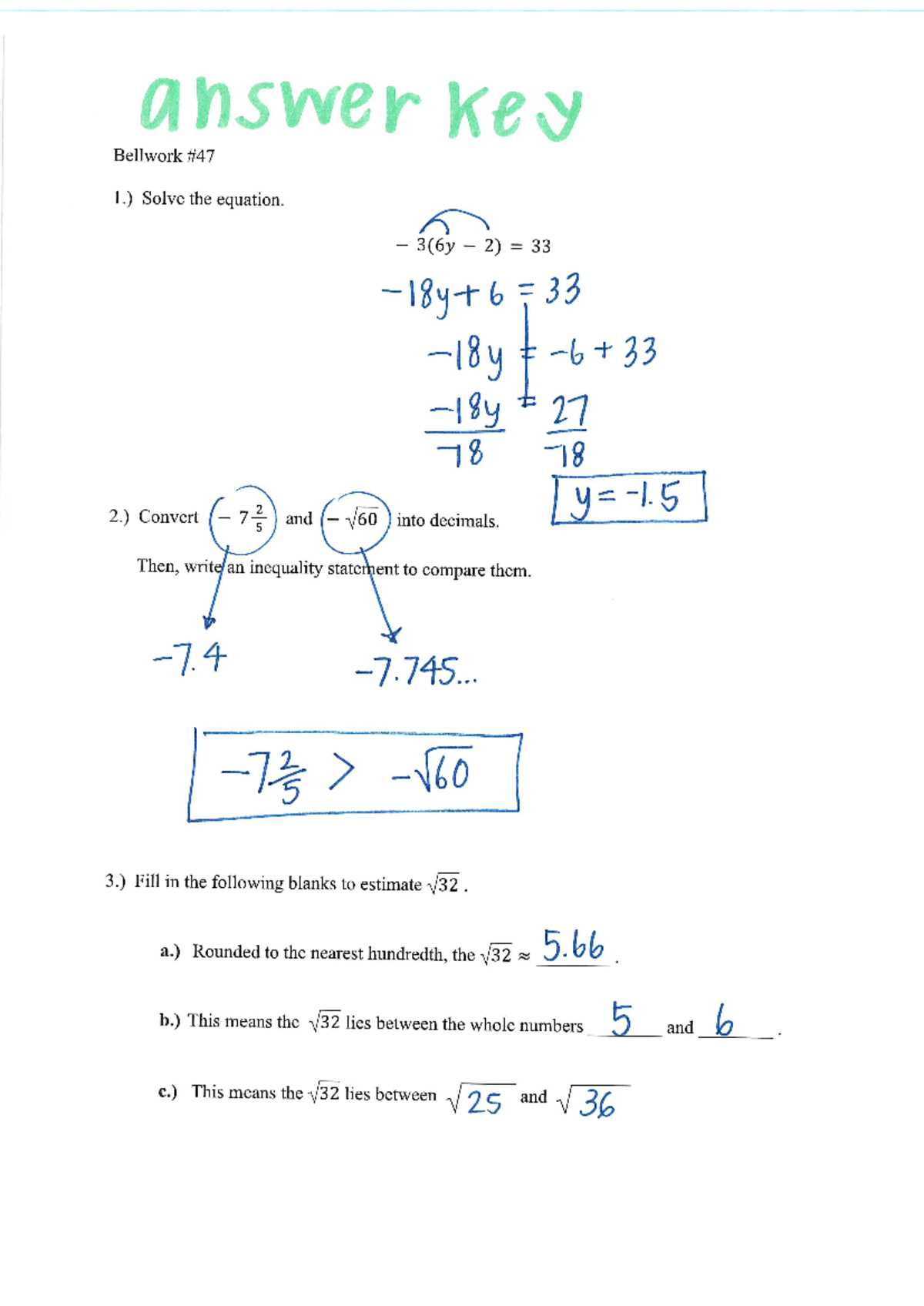 domain and range graph sheet 1 answer key