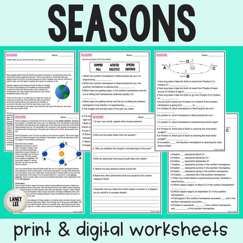 reading worksheets with answer key
