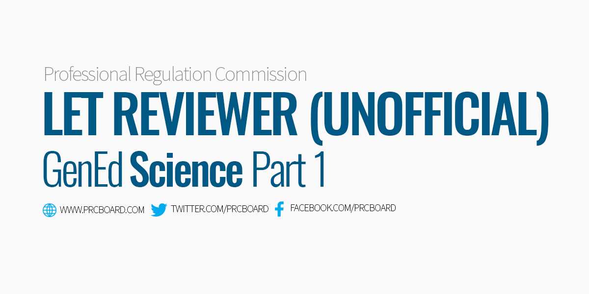 science let reviewer with answer key science let reviewer with answer key