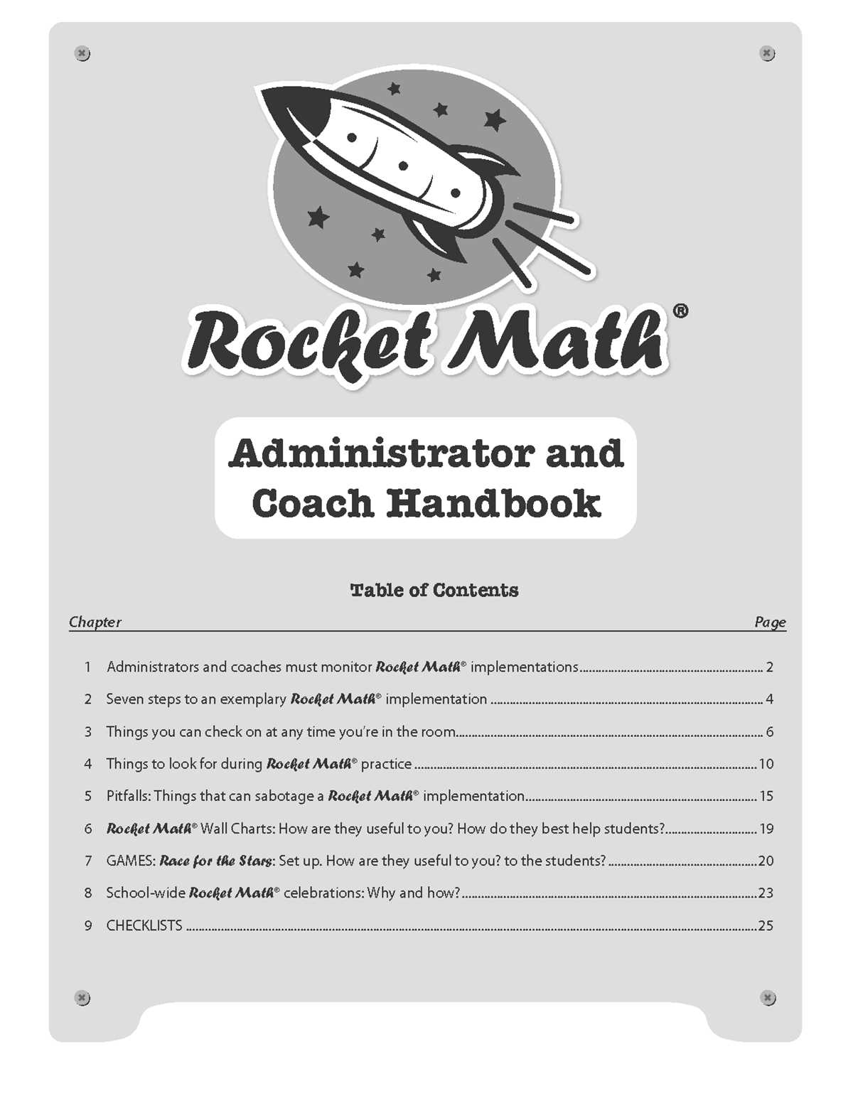 rocket math subtraction answer key