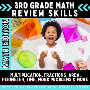 rising 4th graders math packet with answer key