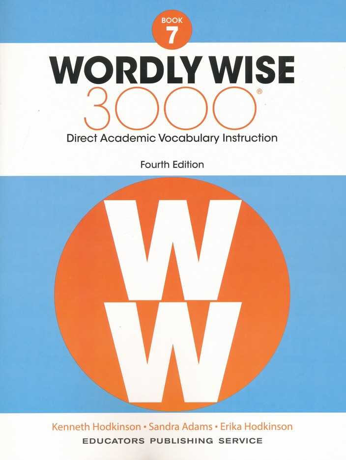 wordly wise lesson 7 grade 8 answer key