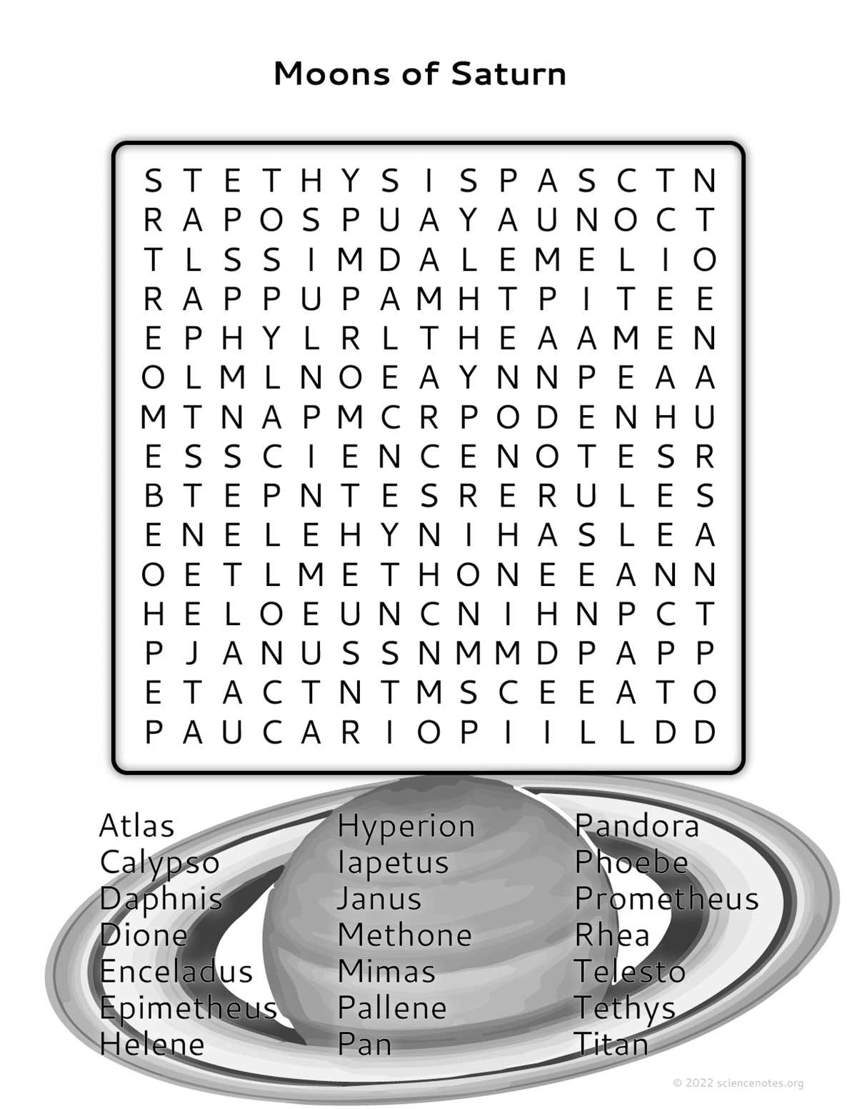 rocket stem word search answer key