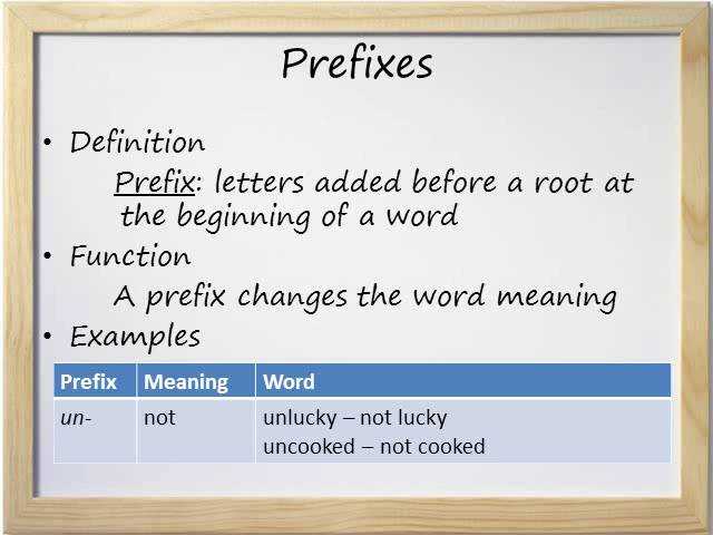 roots prefixes and suffixes lesson 14 answer key