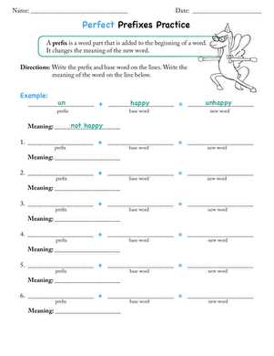 roots prefixes and suffixes lesson 3 answer key