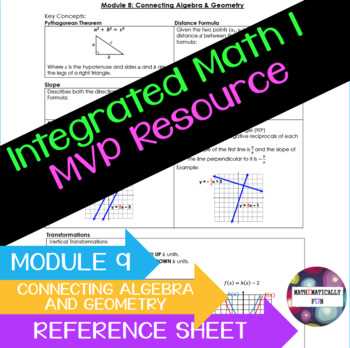secondary math 1 module 8.8 answer key