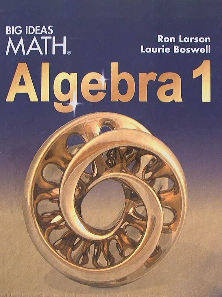big math ideas answers key advanced 2