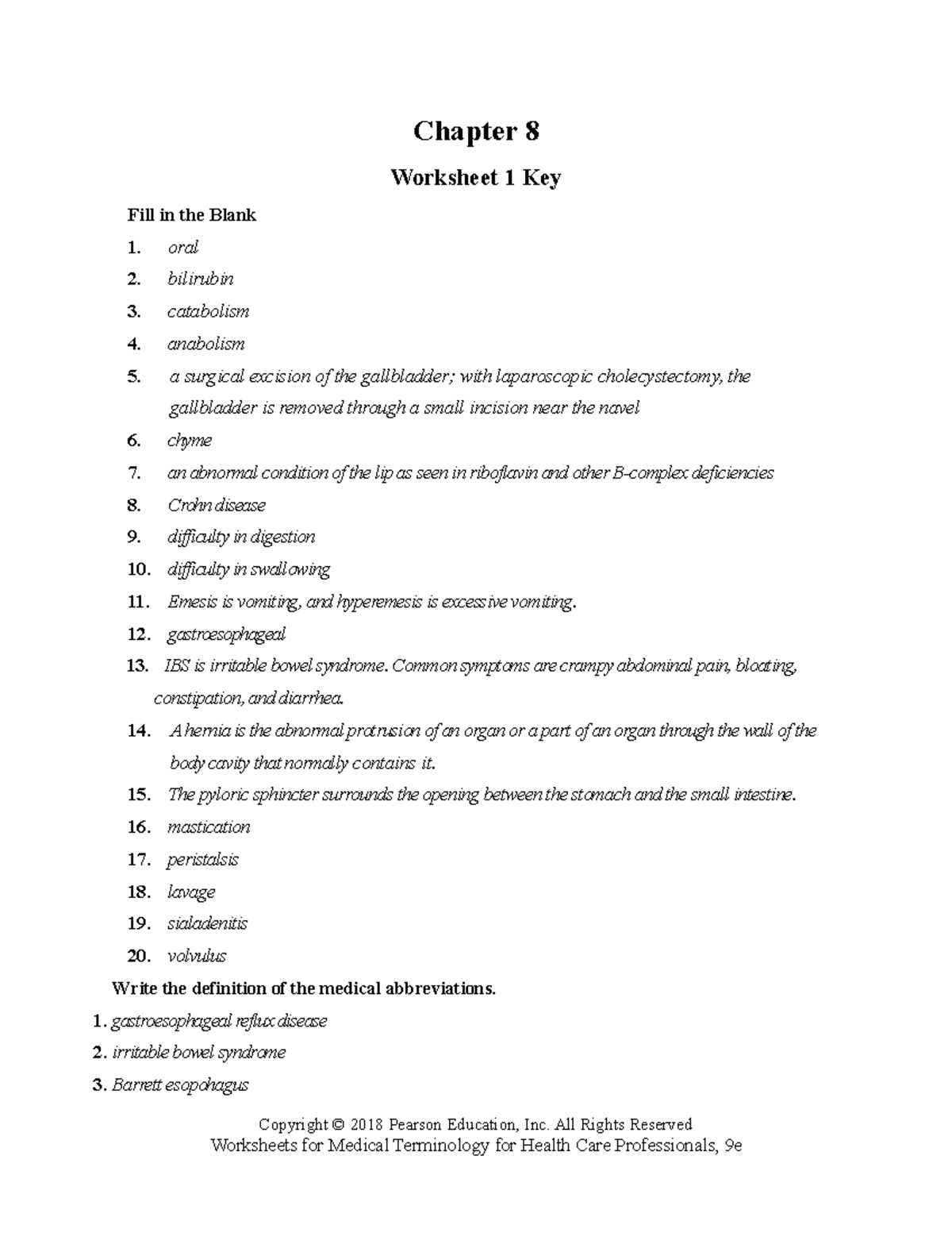 common core grade 5 chapter 8 chapter resources answer key
