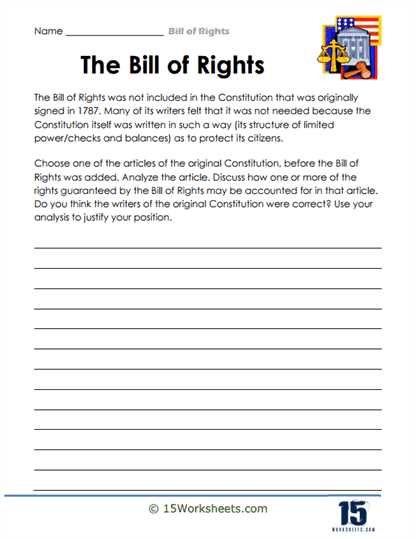 bill of rights review answer key