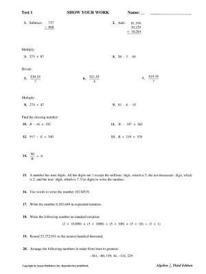 saxon math 6th grade answer key 3d