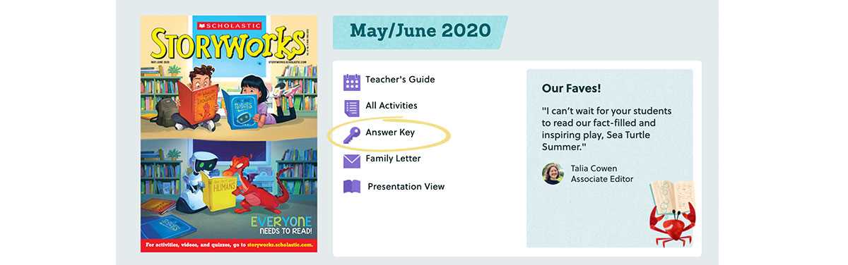 scholastic news answer key