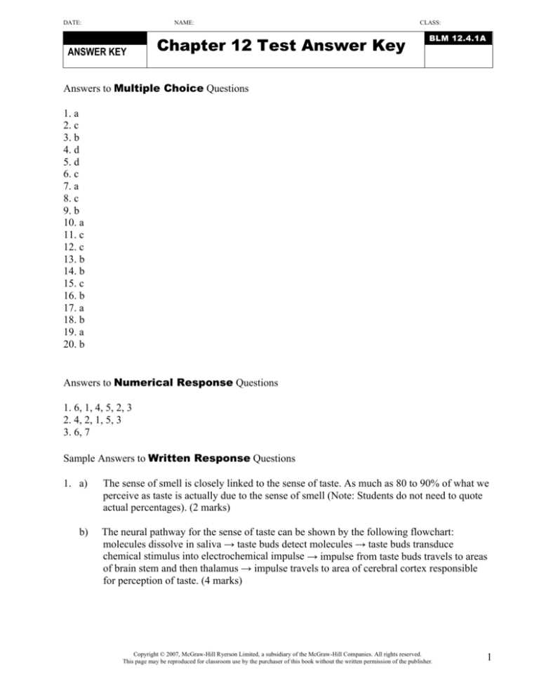 science chapter 12 regulation pg 197 216 answer key