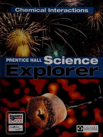 science explorer grade 8 chapter 1 chemical interactions answer key