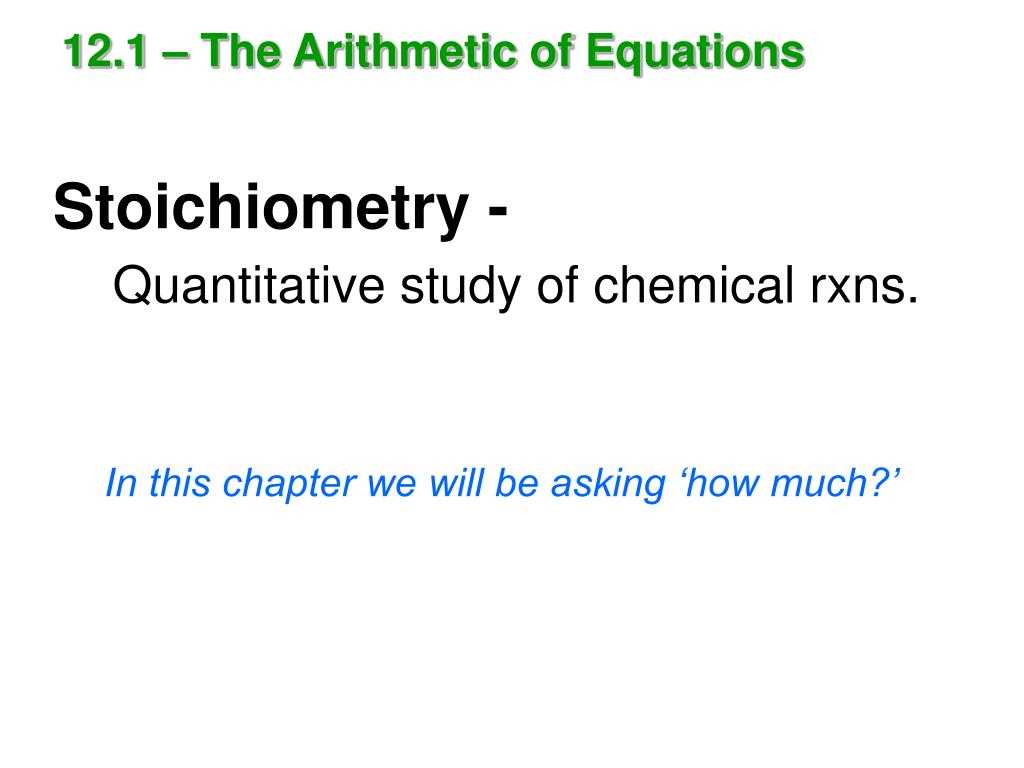 section 12.1 the arithmetic of equations section review answer key