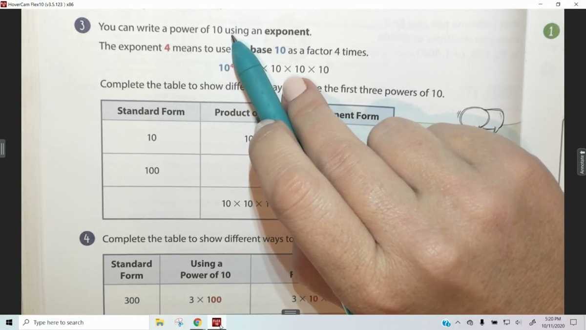 lesson 7 understand powers of 10 answer key