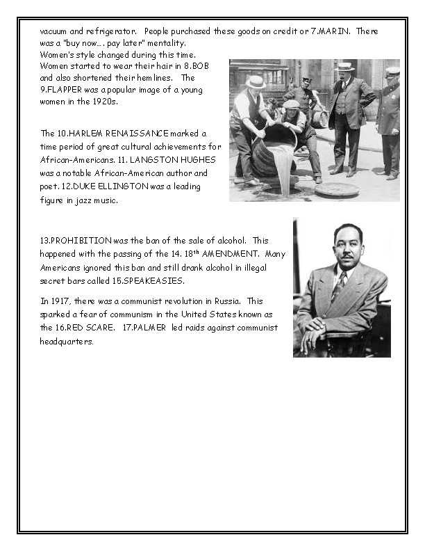 the twenties woman guided reading answer key